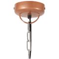 vidaXL Industriálna závesná lampa 25 W medená mangovník 42 cm okrúhla E27