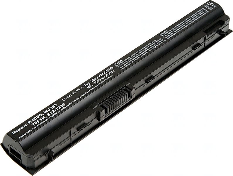 Batéria T6 Power pre Dell Latitude E6220, E6230, E6320, E6330, E6430s, 2600mAh, 29Wh, 3cell