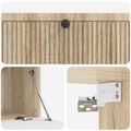 vidaXL Nástenná TV skrinka Dub sonoma 98 x 41 x 30 cm Kompozitné drevo