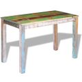 vidaXL Jedálenský stôl, recyklovaný masív 115x60x76 cm