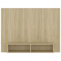 vidaXL Nástenná TV skrinka dub sonoma 120x23,5x90 cm spracované drevo
