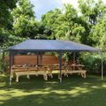vidaXL Profesionálny párty stan 4x6 m, antracitový 90 g/m²
