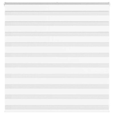 vidaXL Zebra roleta biela 150x100 cm šírka látky 145,9cm polyester