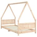 vidaXL Rám detskej postele 90x200 cm masívna borovica