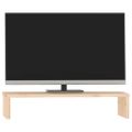 vidaXL Stojan na monitor 50x27x10 cm masívna borovica