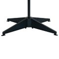 vidaXL Umelý vianočný stromček s 100 LED-i Zelená 155 cm PVC