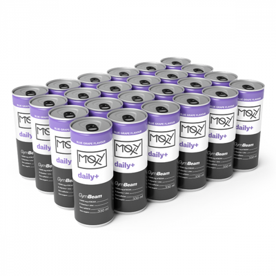 MOXY daily+ 330 ml - GymBeam, 24 x 330 ml