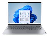 Prevedenie závesu 180 stupňov - Intel Core 5 - 210H / až 4.8 GHz - Win 11 Pro - Intel Graphics - 16 GB RAM - 512 GB SSD NVMe - 16" IPS 1920 x 1200 - Gigabit Ethernet - Wi-Fi 7, Bluetooth - dvojtónová arktická sivá - kbd: česká/slovenská - s 3 roky Lenovo Onsite Support