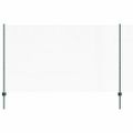 vidaXL Hexagonálny plot s stĺpom 25 x 1,4 m PVC potiahnutá oceľ Zelená