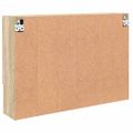 vidaXL Zrkadlová skrinka Sonoma dub 80 x 17 x 55 cm Kompozitné drevo