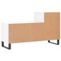 vidaXL Botník biely 102x36x60 cm spracované drevo