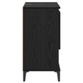vidaXL Servírovacia skriňa Čierny dub 60 x 35 x 70 cm Kompozitné drevo
