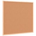 vidaXL Magnetická biela tabuľa s rámom z masívneho borovicového dreva 60x55 cm