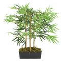 vidaXL Umelý bambusový strom 368 listov 80 cm zelený