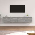 vidaXL Nástenné skrinky 2 ks sivé sonoma 100x36,5x35cm sprac. drevo
