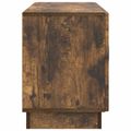 vidaXL TV skrinka Dymový dub 99 x 34,5 x 47 cm Kompozitné drevo