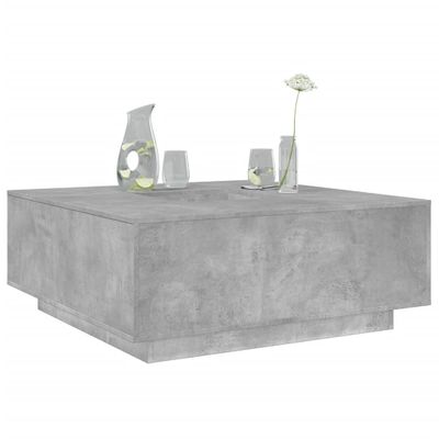 vidaXL Konferenčný stolík betónovosivý 100x100x40 cm kompozitné drevo