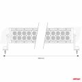 Panelové pracovné svetlo AWL24 40LED COMBO 9-36V