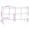 vidaXL Komody 2 ks hnedý dub 60x35x70 cm kompozitné drevo