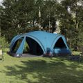 vidaXL Rodinný stan pre 10 osôb Modrá a šedá 460 x 430 x 214 cm
