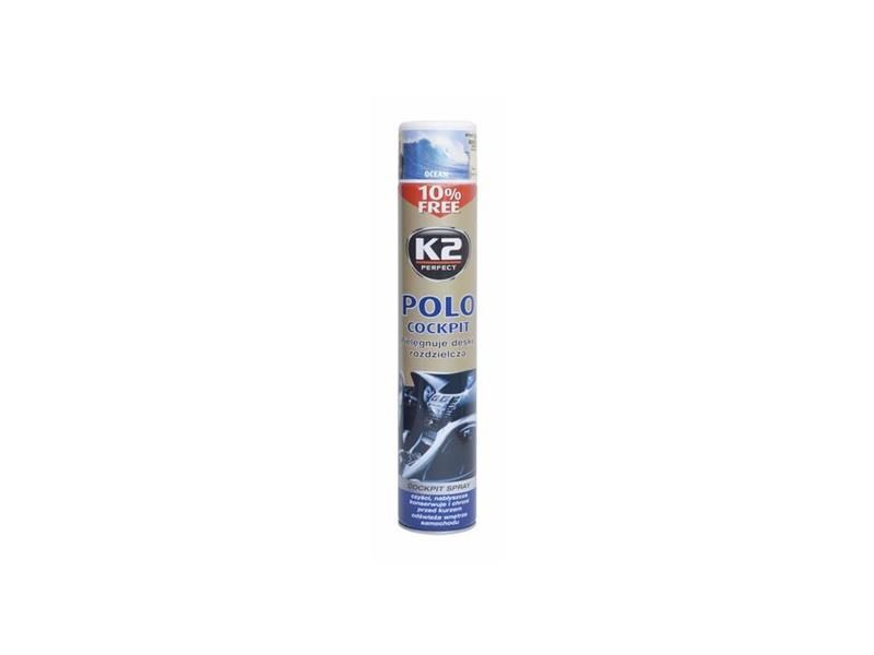 K2 Polo Ochrana interiéru kokpitu proti plastom 750ml Ocean