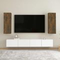 vidaXL TV skrinky 2 ks dymový dub 30,5x30x90 cm spracované drevo