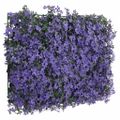 vidaXL Umelý plot z listov 24 ks fialový 40x60 cm
