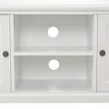 vidaXL TV stolík biely 120x30x40 cm drevený