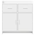 vidaXL Servírovacia skriňa Biela 75 x 36 x 80 cm Kompozitné drevo