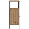 vidaXL Nočné stolíky 2 ks dub artisan 41x31x80 cm kompozitné drevo