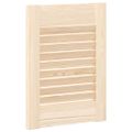 vidaXL Dvierka na skrinku s lamelovým dizajnom 39,5x29,5 cm masívne borovicové drevo