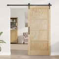 vidaXL Vnútorné dvere 93 x 202 cm Preglejka Prírodná