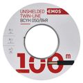 Kábel dvojlinka Cabletech KAB0306 2x 0,5 mm čierno-červená OFC