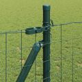 vidaXL Euro plot s betónovým podstavcom 25 x 1,0 m PVC potiahnutá oceľ
