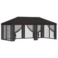 vidaXL Kryt altánku s bočnými stenami 6 x 3 m Antracitová Polyester