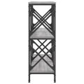 vidaXL Konzolový stolík sivý sonoma 100x28x80,5 cm kompozitné drevo