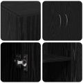 vidaXL Kancelársky kabinet Čierny dub 70 x 32 x 77.5 cm