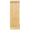 vidaXL Botník Corona 86x38,5x108 cm borovicový masív