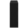 vidaXL Servírovacia skriňa Čierny dub 73,5 x 24 x 69,5 cm