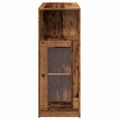 vidaXL Barový stôl s policami staré drevo 101x40x103,5cm kompoz. drevo