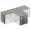 vidaXL Trámová spojka v tvare T 101x101 mm pozinkovaný kov