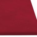 vidaXL Nástenné panely 12 ks vínovo-červené 90x30 cm zamat 3,24 m²