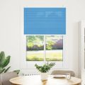 vidaXL Plisovaná roleta modrá 100x100 cm, šírka látky 99,4 cm, polyester