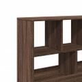 vidaXL Knižnica/deliaca stena hnedý dub 100x33x94,5 cm