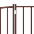 vidaXL Brána pre psa skladacia 3 panely 150 cm masívne jedľové drevo