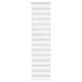 vidaXL Zebra roleta biela 55x200 cm šírka látky 50,9 cm polyester