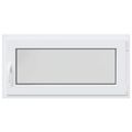 vidaXL Otočné a sklopné okno do suterénu RISOR 100 x 50 cm PVC a sklo