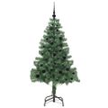 vidaXL Vianočný stromček Zelená 150 cm PVC