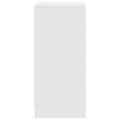 vidaXL Komoda biela 37,5x35x99 cm spracované drevo