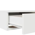 vidaXL Zásuvky pod posteľ Biela 80 x 36,5 x 16,5 cm Kompozitné drevo